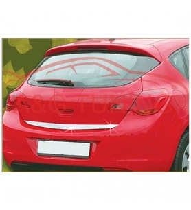Opel Astra J HB Krom Bagaj Alt Çıta Formlu 2010 Üzeri Paslanmaz Çelik