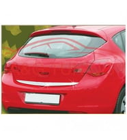 Opel Astra J HB Krom Bagaj Alt Çıta Formlu 2010 Üzeri Paslanmaz Çelik