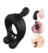 Unicorn Rct Kablosuz Kumandalı Klitoris Uyarıcı Vibratör Çiftlere Özel U TYPE Titreşimli Penis Yüzüğü
