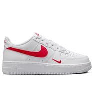 Nike Air Force1 LV 8 AF1 Leather Unisex Sneaker White Hakiki Deri Unisex Günlük Spor Ayakkabı Beyaz Kırmızı