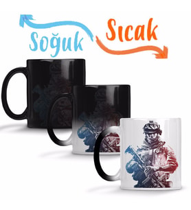 Battlefield 4 Sihirli Kupa Bardak Porselen