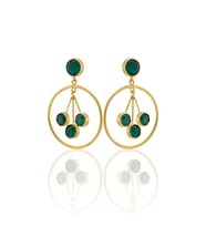 Kadir Jewellery 22 Ayar Altın Kaplama Vintage Küpe -El İşçiliği Ve Hipoalerjenik Küpe