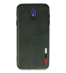 Durukar® Samsung Galaxy J7 Pro / J730 Kılıf Loop Deri Silikon - Yeşil