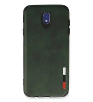 Durukar® Samsung Galaxy J7 Pro / J730 Kılıf Loop Deri Silikon - Yeşil