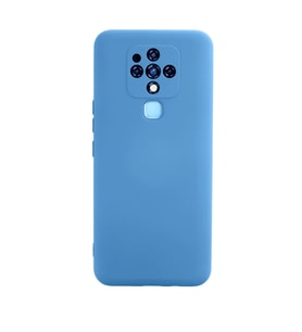Tecno Camon 16 Kılıf Nano İçi Kadife Silikon - Mavi