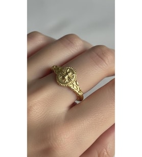 Luxury Arı Yüzük Ayarlı 925 Ayar