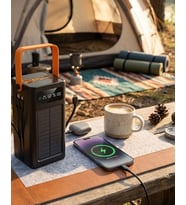 80.000 Solar Şarj Özellikli Yüksek Kapasiteli Powerbank Hızlı Şarj Destekli