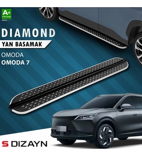 S-Dizayn Omoda Omoda7 Diamond Krom Yan Basamak 183 Cm 2025 Üzeri A+ Kalite