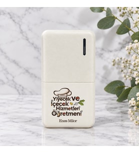 Yiyecek ve İçecek Hizmetleri Öğretmenine İsme Özel Powerbank