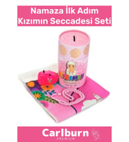 Namaza İlk Adım Kızımın Oğlumun Seccadesi Oyuncak Medine Görselli Fotoğraf Makinesi Tesbih Seti