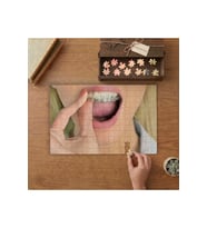 Diş Hekimi Diş Sağlığı Tasarımı 240 parça Ahşap Puzzle Ahşap Kutuda MP03234
