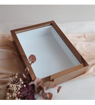 25X35 BRONZ LEDSİZ DERİN ANI ÇERÇEVESİ- NİŞAN SÖZ GÜLLERİNİZ İÇİN ÇERÇEVELER