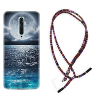 Oppo Reno 2Z 4 Lite 4 Pro 5 6 7 A31 Kılıf Boyun Asklı Rasta Silikon Great Moon 1301