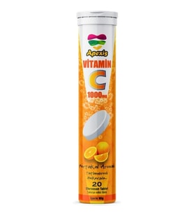 Vıtamın C 1000 Mg 20 Efervesan Tablet