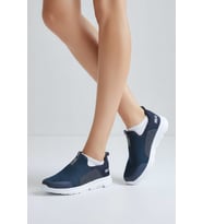 2231-Bestof Anatomik Tabanlı Ultra Hafif Bağcıksız Unisex Yürüyüş Ayakkabısı (Lacivert)
