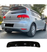 Vw Golf 6 GTI Difüzör Difizör Plastik Parlak Siyah Çıkışsız 2008 2009 2010 2011 2012 Arka-difizör-bodykit-ek