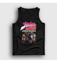 Presmono Unisex Siyah Stardust Crusaders Anime Jojo Atlet 327281tt