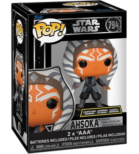 Funko Pop! Sfx: Star Wars: Ahsoka – (Işık Ve Ses) – Koleksiyoncu Vinil Figür – Hediye Fikri – Resmi (Krem)