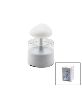 YAĞMUR BULUTU - BT SPEKAER HOPARLÖR 300ML USB ŞARJLI - RENKLİ LEDLİ IŞIK - KUMANDALI HAVA NEMLENDİRİCİ BUHAR MAKİNE - KOKU GİDERİCİ (5343)