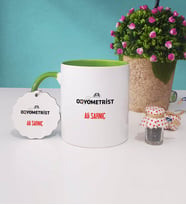 Odyometrist Kupa Bardak Yeşil ve Anahtarlık