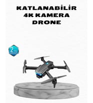 4k Kamera Özellikli Katlanabilir Drone Wi-fi Ve Yükseklik Sabitlemeli