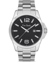 800411F01 Pierre Cardin Çelik Kordon Erkek Kol Saati 30 Mt Su Gecirmez (Gri)