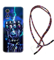 General Mobile GM 21 Pro GM 22 Pro Plus Kılıf Boyun Asklı Rasta Silikon Thunder Play 1760