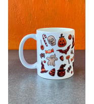 Karışık Desenli Halloween Kupası, Cadılar Bayramı Kupası