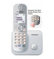 Panasonic Dect Telefon KX-TG6811 (Elektrik Kesintisinde Konuşabilme) BEYAZ