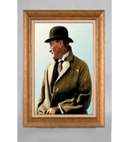 Altın Varaklı Paspartulu Çerçeveli Atatürk Tablo nt653