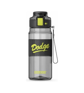 DODGE SİLİKON KEMERLİ TRITAN MATARA SİYAH 670 ML.