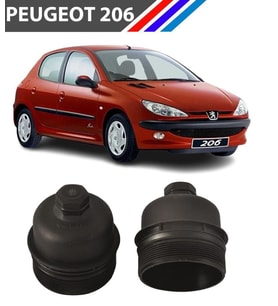 OTOZET Peugeot 206 1.4 - 1. 6 HDI Yağ Filtre Kabı Yan Sanayi 1103.K4
