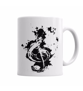 Clave De Sol Müzik  Nota Kupa Bardak Porselen