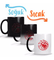 Game of Thrones Casa Targaryen Sihirli Kupa Bardak Porselen