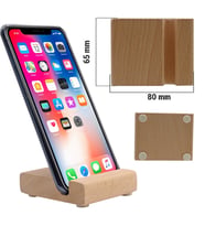 Ahşap Telefon Standı - 10 Adet