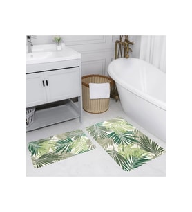 Eliana Home Baskılı 2'li Banyo Paspas Takımı RVG5182