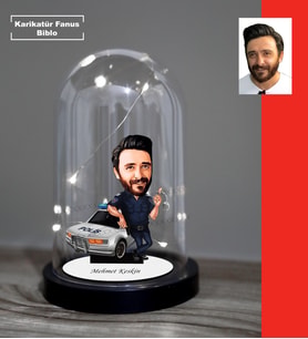 KİŞİYE ÖZEL  POLİS TASARIMLI IŞIKLI KARİKATÜR FANUS BİBLO FN107