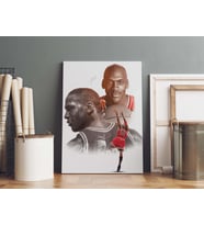 Michael Jordan Kanvas Tablo 40x55cm NBA Poster