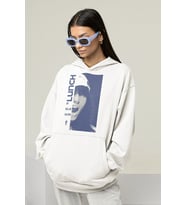 Lunch Billie Eilish Baskılı Unisex Oversize Tasarım Şarkıcı Hoodie