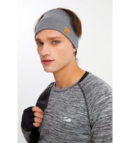 Açık Gri Erkek Pamuklu Termal, Kaymaz, Terletmez, Ultra Hafif, Spor Saç Bandı Bandana Buff