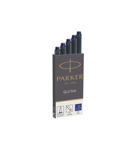 Parker Dolma Kalem Kartuşu Quink 5 Li Mavi (20 Paket)