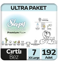 Sleepy 7 Beden Bio Natural Bebek Bezi Ultra Paket 48x4 192 Adet