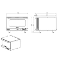 Remta Elektrikli Patiseri Fırın 40x60 cm tepsi Trifaze