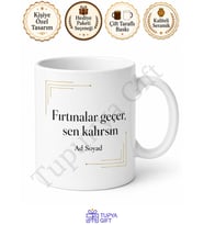 Motivasyon Sözü Yazılı Baskılı Kupa Bardak Hediye İlham Verici Özel Tasarım
