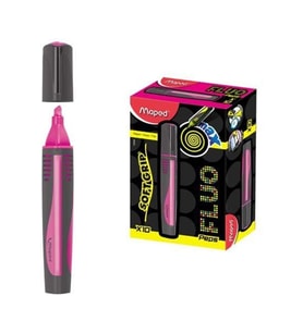 Maped Fosforlu Kalem Max Fluo Peps Mini Pembe (10 Lu Paket)