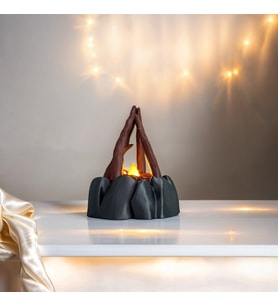 Dekoratif Işıklı Kamp Ateşi Tealight