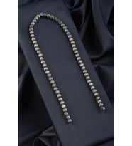 Hematit Doğal Taş Parlak Gümüş 6x6mm Dizi [AA]