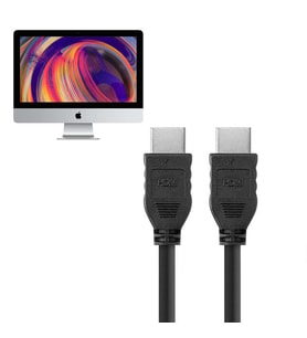 Hdmi Kablo 1.5mt 4K Full HD Premium Yüksek Hızlı Apple All In One Görüntü Kablosu (Siyah)