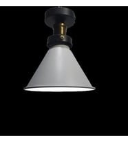MYLİGHTS RETRO RUSTİK PLPFONYER TAVAN AVİZE ARMATÜR  18 CM EN (Siyah)