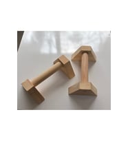 20 Cm Ahşap Şınav Barı - Paralel Bar -pilates - Armut Bar